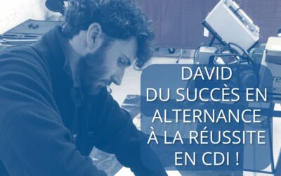 TECH Bretagne est fier d’annoncer l’embauche en CDI de David, après deux années d’alternance réussie !